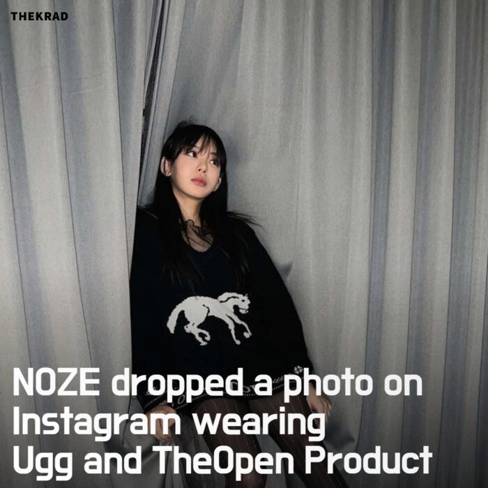 NOZE dropped a photo on Instagram wearing Ugg and TheOpen Product