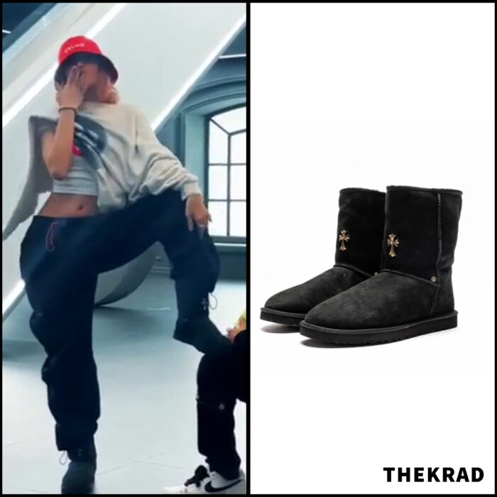 Blackpink Lisa danced to 'Money' with Seunghoon In Celine bucket hat & Chrome Hearts UGG boots