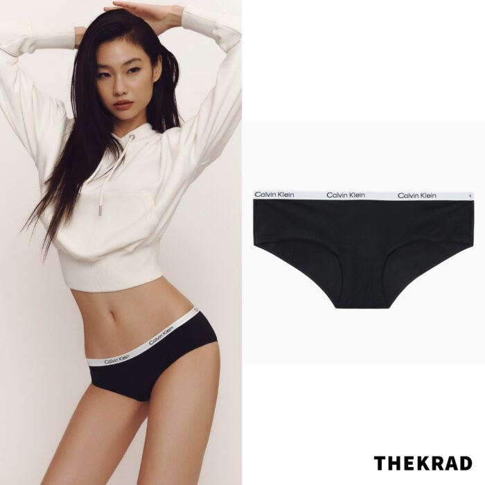Jung Ho Yeon x Calvin Klein Ad outfits (hoodie & underwear) Part. 3