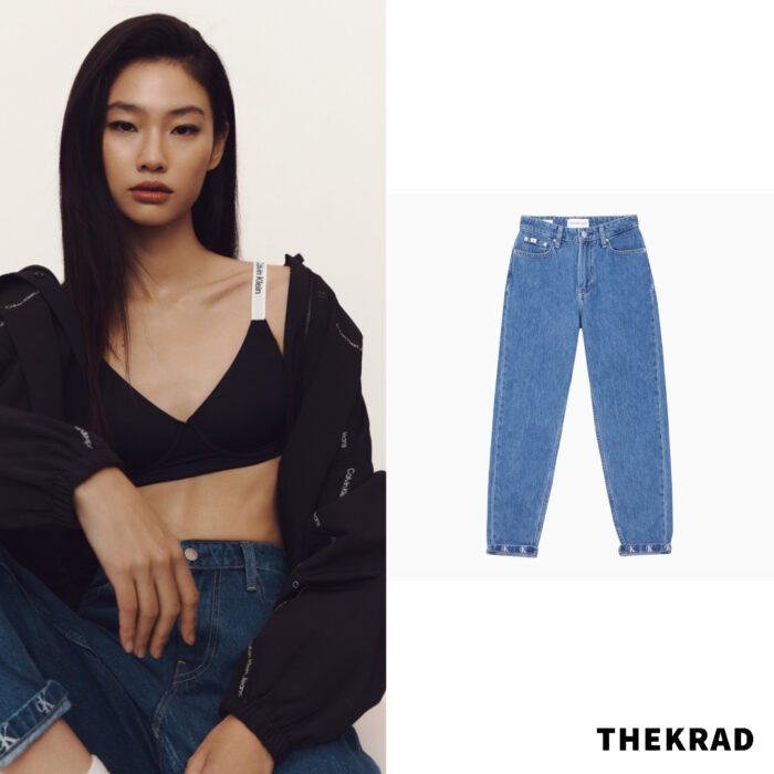 Jung Ho Yeon x Calvin Klein Ad outfits (windbreaker & jeans) Part. 5