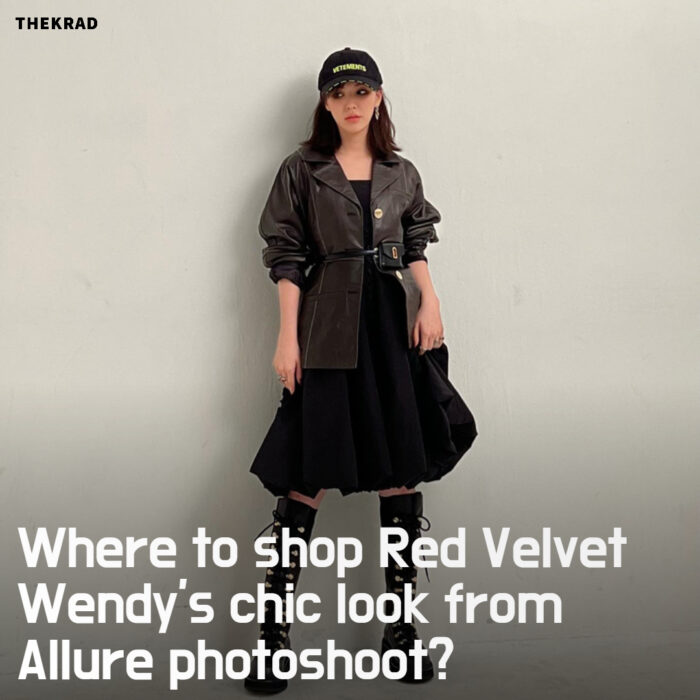 Where to shop Red Velvet Wendy's chic look from Allure photoshoot?
