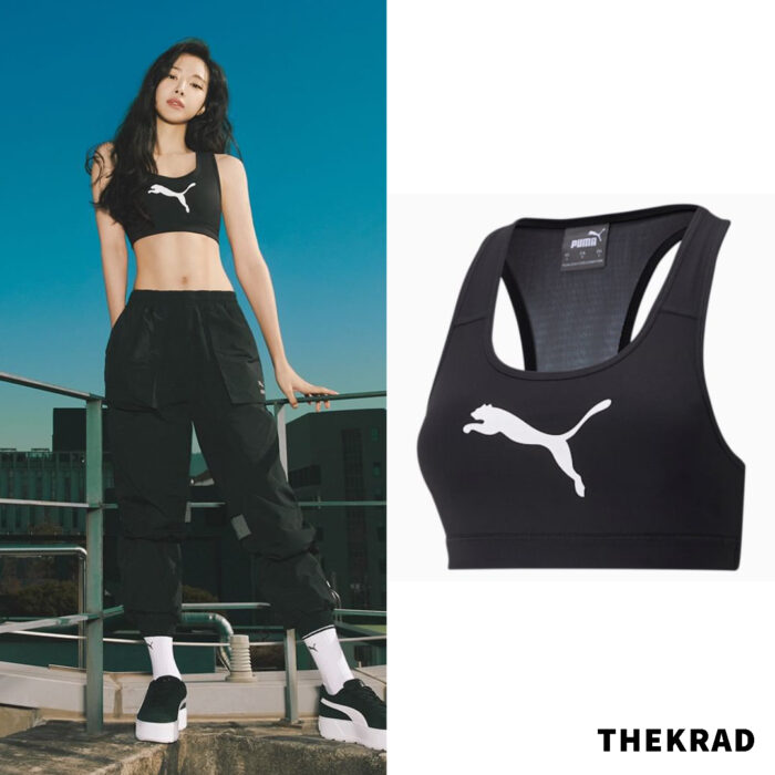 Apink Son Na Eun x Puma ad outfit information (crop top & sneakers)
