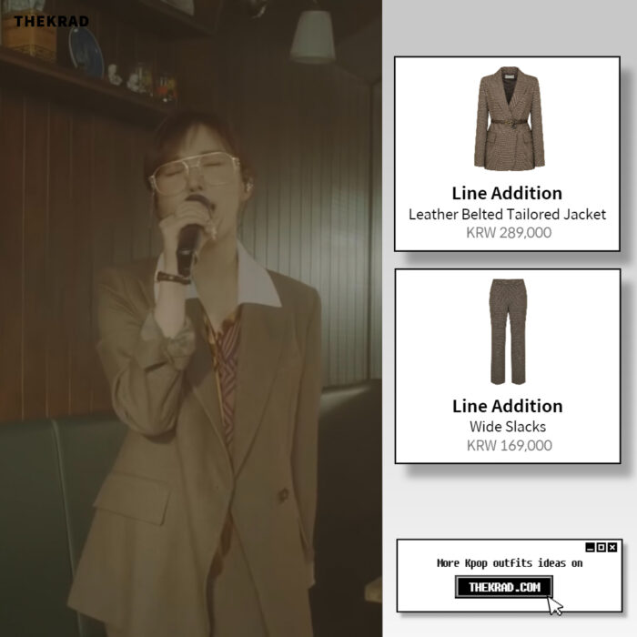 Wendy outfit from 'Light Me Up' (La Rouge Ver.) Live Video' : Line Addition jacket and pants