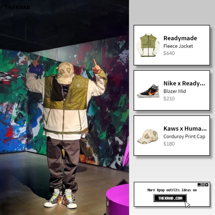 BTS J-Hope outfit from March 23, 2022 : Readymade jacket and more