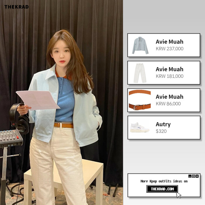Davichi Kang Min Kyung outfit from March 28, 2022 : Avie Muah jacket and more