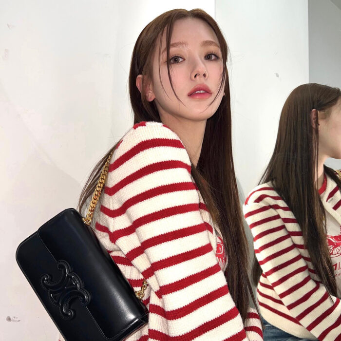 (G)I-dle Miyeon outfit from March 12, 2022 : Celine jacket and more