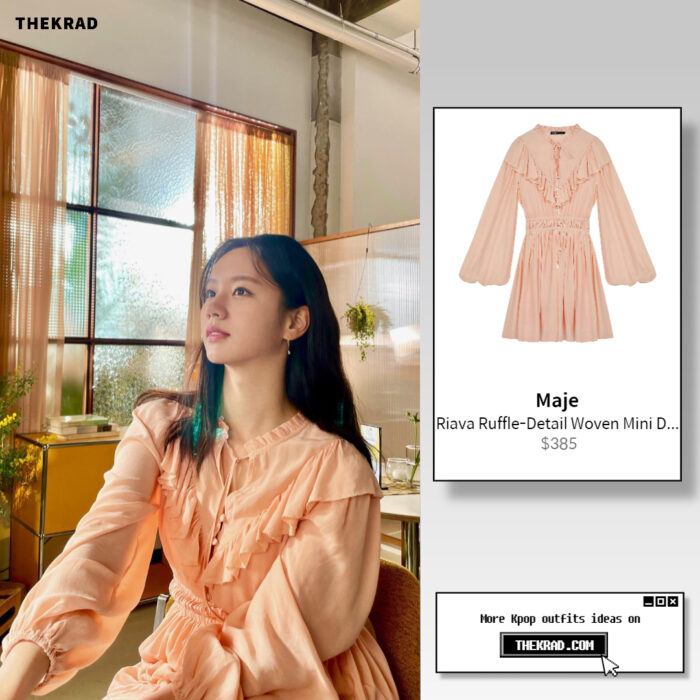 Girl's Day Hyeri outfit from March 14, 2022 : Maje dress