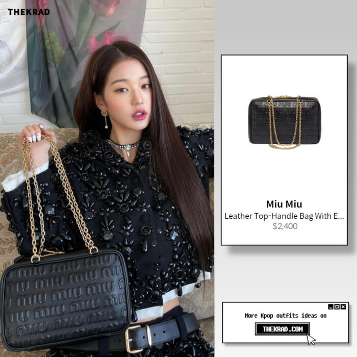IVE Won Young outfit from March 8, 2022 : Miu Miu bag