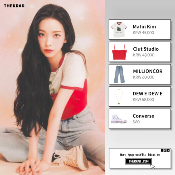 Karina outfit from 'Aespa Season Greeting 2022' : Converse sneaker and more