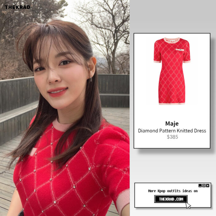 Kim Se Jeong outfit from March 19, 2022 : Maje dress