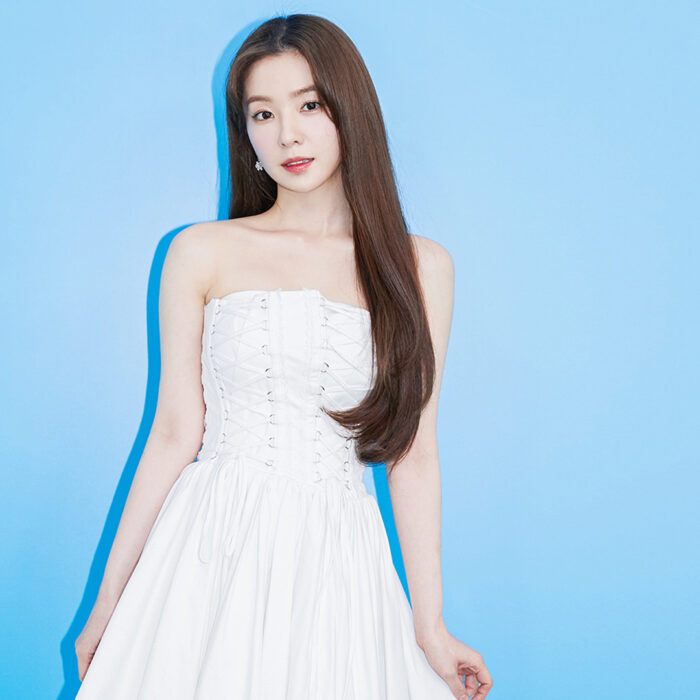 Red Velvet Irene outfit from 'Feel My Rhythm' Press Conference