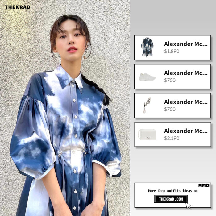 Seol Hyun outfit from March 15, 2022 : Alexander McQueen dress and more