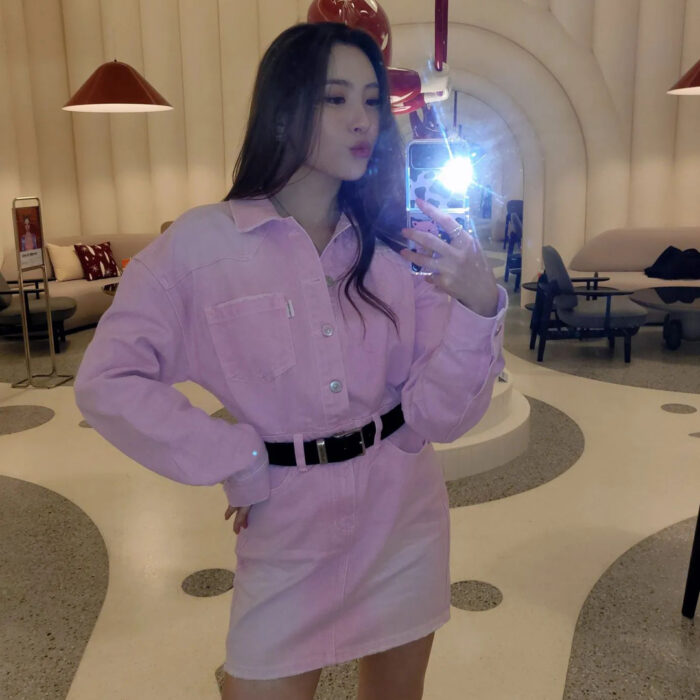 Sunmi outfit from Feb 28, 2022 : Instantfunk dress