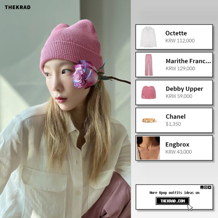 Taeyeon outfit from March 9, 2022 : Chanel ring and more
