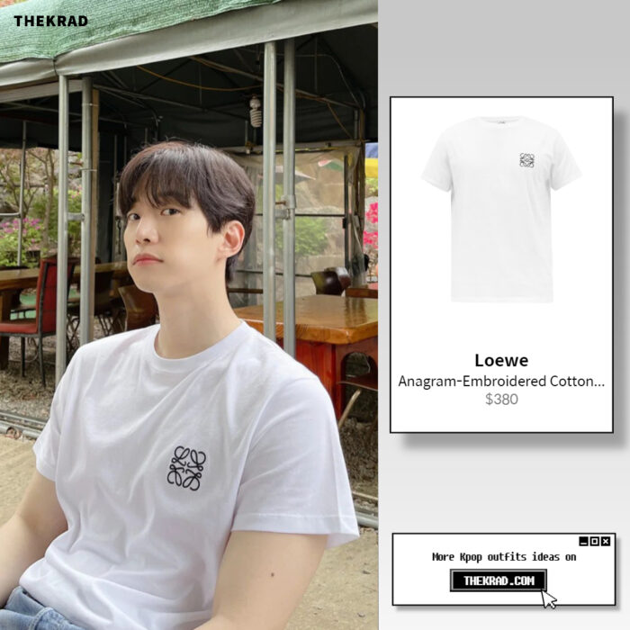 2PM Junho outfit from April 25, 2022 : Loewe t-shirt