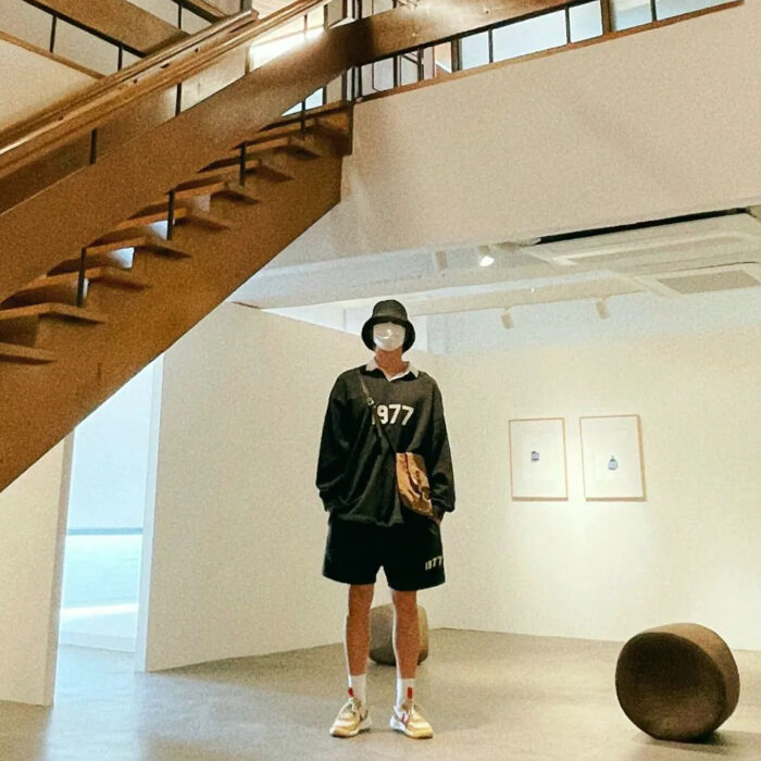 BTS RM outfit from April 23, 2022 : Nike x Tom Sachs sneakers and more