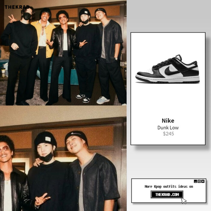 BTS Suga outfit from April 2, 2022 : Nike sneakers