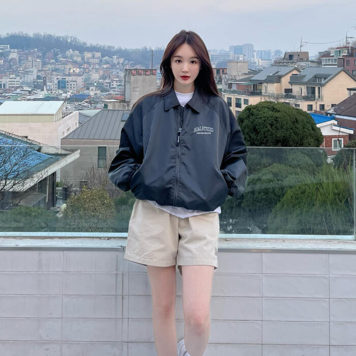 Davichi Kang Min Kyung outfit from April 4, 2022 : Goal Studio jacket and more
