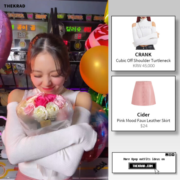 Itzy Yuna outfit from April 5, 2022 : Cider skirt and more