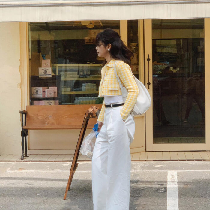 Ki Eun Se outfit from April 5, 2022 : Zara cardigan and more