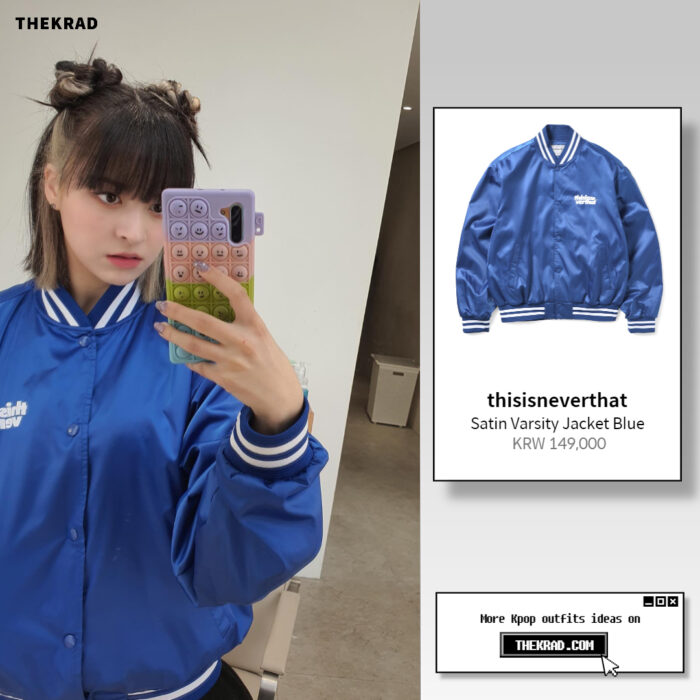NMIXX Lily outfit from April 3, 2022 : Thisisneverthat jacket
