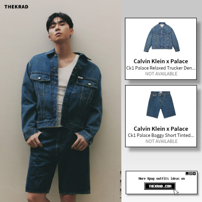 Park Seo Jun outfit in Calvin Klein 'CK1 Palace' campaign
