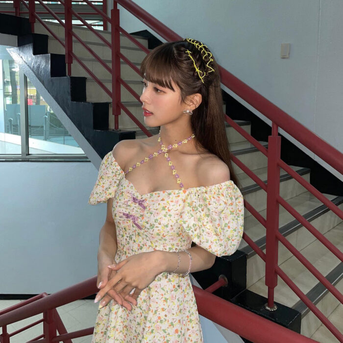 Roh Jeong Eui outfit from April 11, 2022 : Sincethen dress