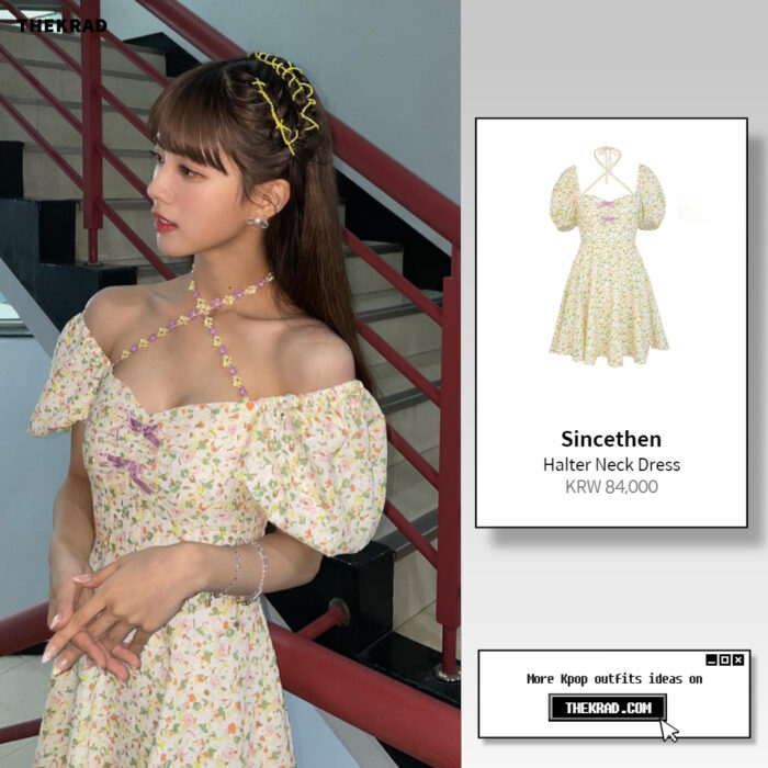 Roh Jeong Eui outfit from April 11, 2022 : Sincethen dress