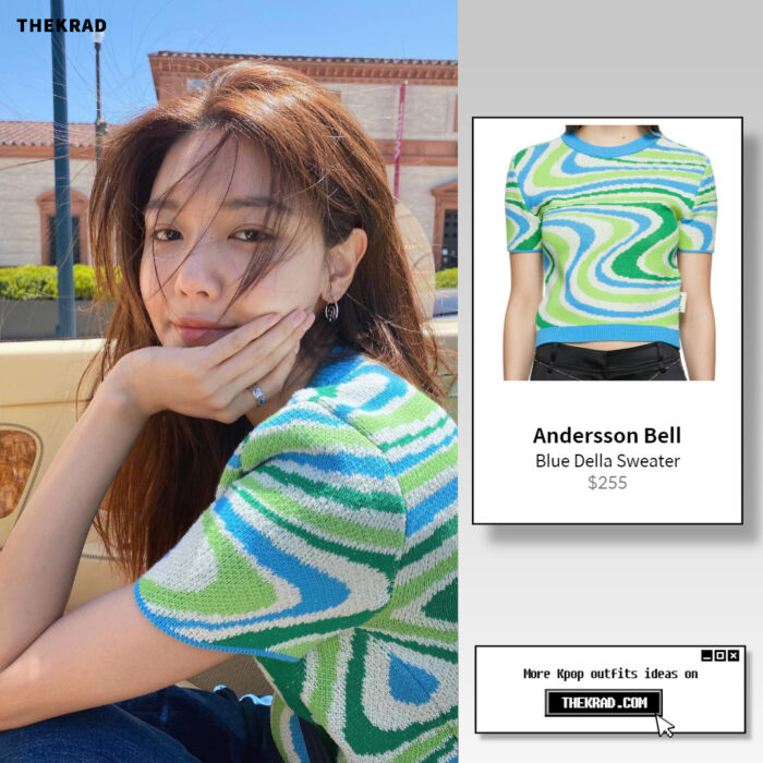 SNSD Sooyoung outfit from April 27, 2022 : Andersson Bell sweater