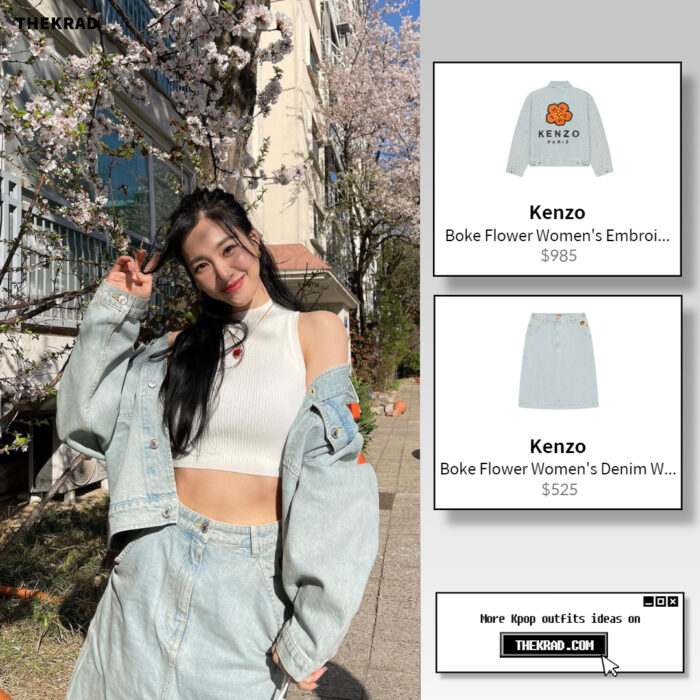SNSD Tiffany outfit from April 16, 2022 : Kenzo jacket and more
