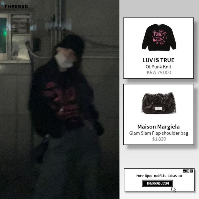 Aespa Karina outfit from May 19, 2022 : Maison Margiela bag and more