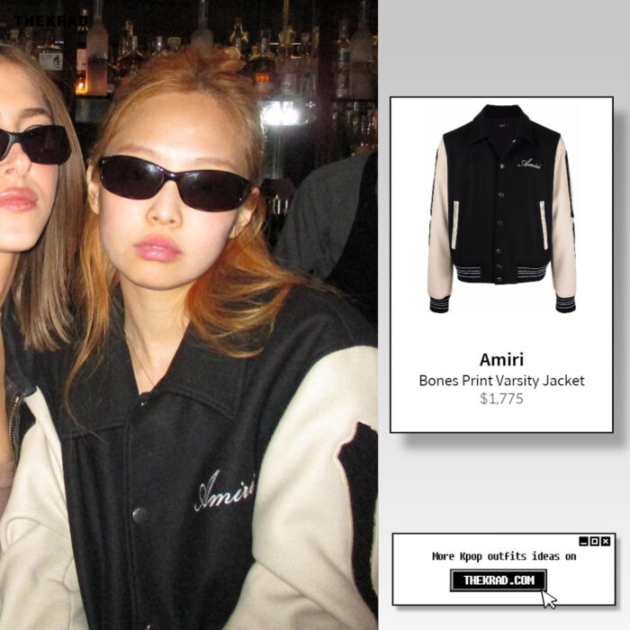 Blackpink Jennie outfit from May 22, 2022 : Amiri jacket