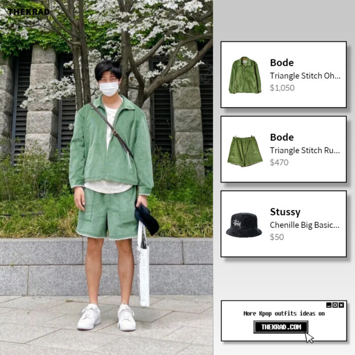 BTS RM outfit from May 1, 2022 : Bode jacket and more