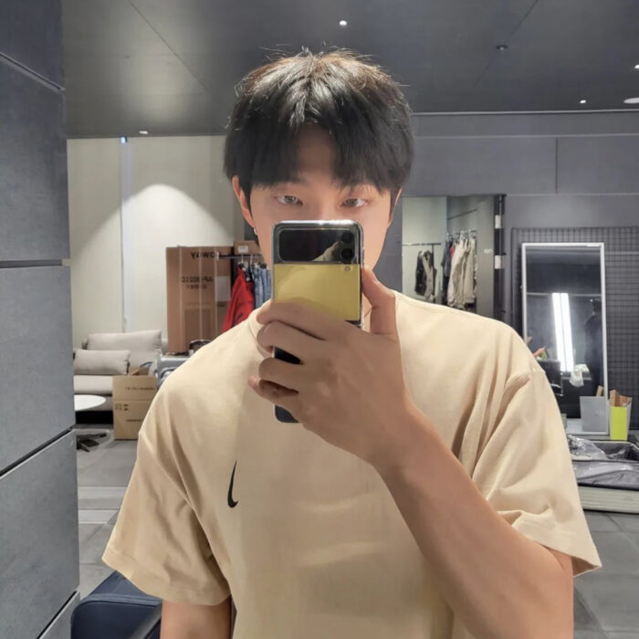 BTS RM outfit from May 21, 2022 : Billie Eilish x Nike t-shirt and more