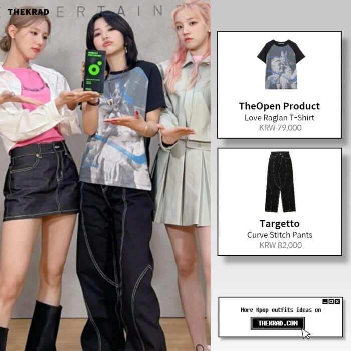 (G)I-dle Soyeon outfit from May 3, 2022 : TheOpen Product t-shirt and more