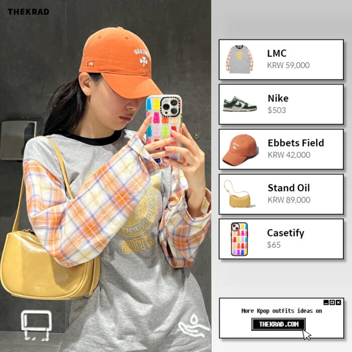 Red Velvet Seulgi outfit from May 14, 2022 : Nike sneakers and more