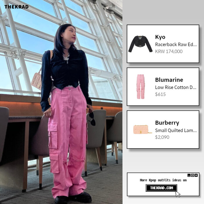 Red Velvet Yeri airport fashion from May 20, 2022 : Burberry bag and more