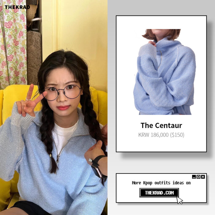 Twice Dahyun outfit from May 30, 2022 : The Centaur sweater