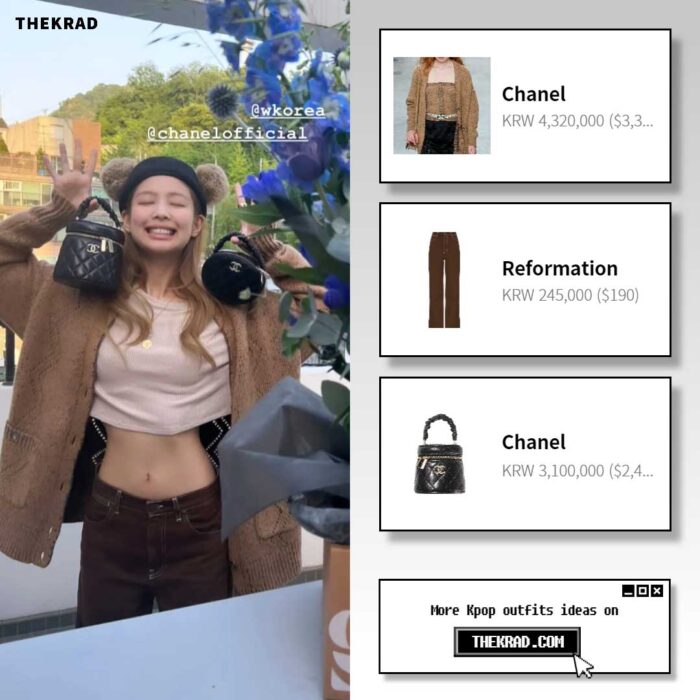 Blackpink Jennie outfit from June 20, 2022 : Chanel bag and more