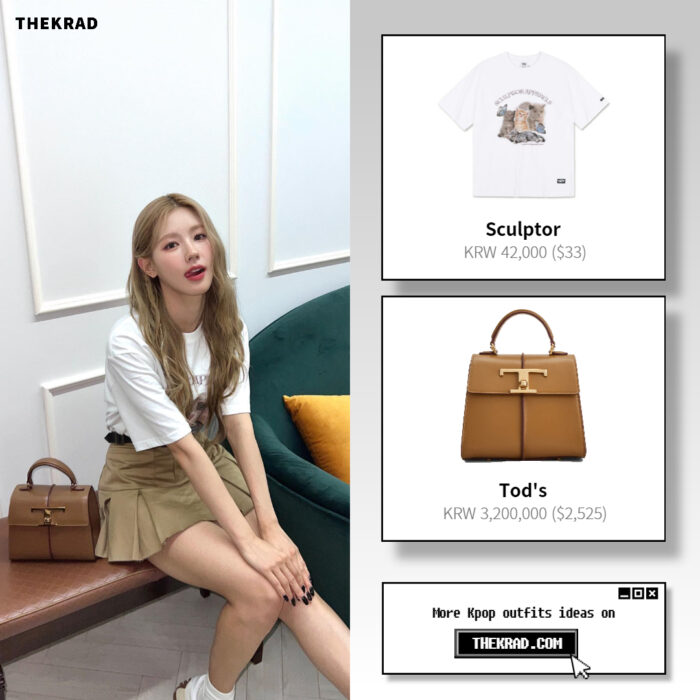 (G)I-dle Miyeon outfit from May 27, 2022 : Tod's bag and more