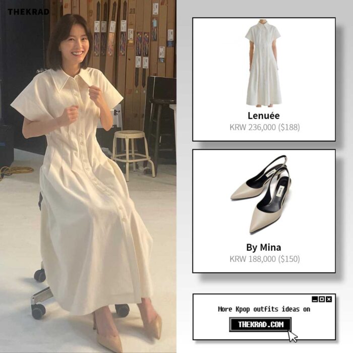 Jung Yu Mi outfit from June 9, 2022 : Lenuée dress and more