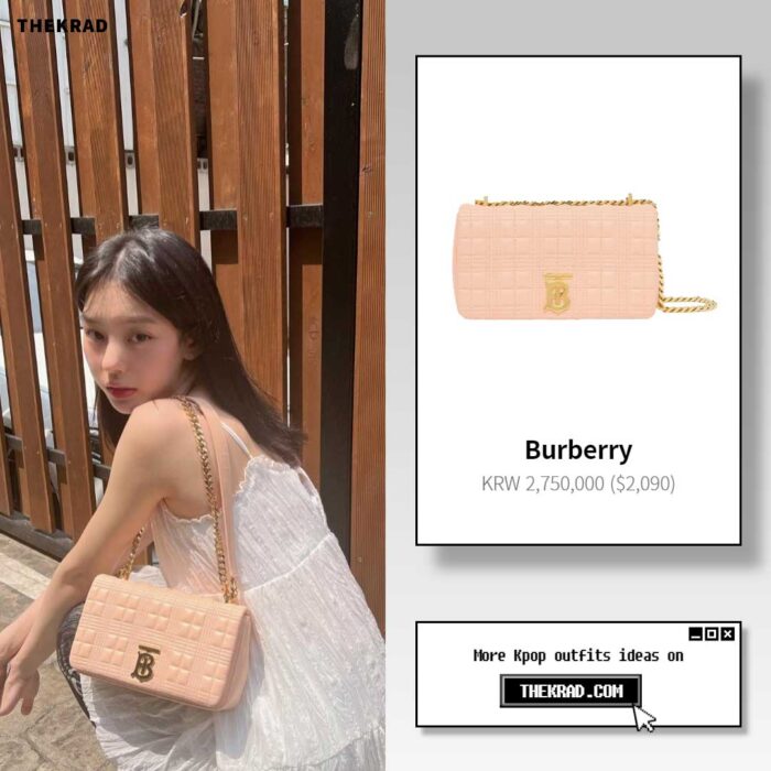 Noze outfit from June 15, 2022 : Burberry bag