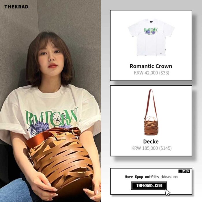 Red Velvet Wendy outfit from June 15, 2022 : Decke bag and more