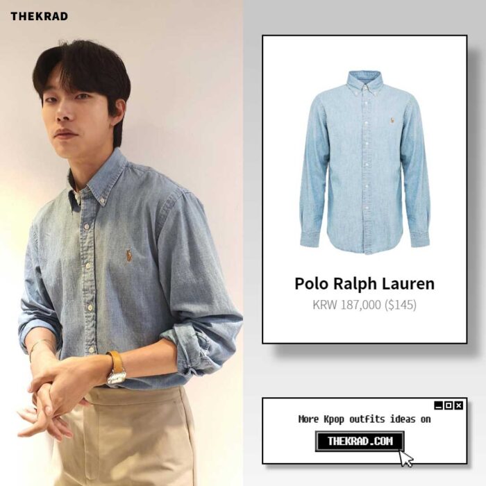 Ryu Jun Yeol outfit from June 21, 2022 : Polo Ralph Lauren shirt
