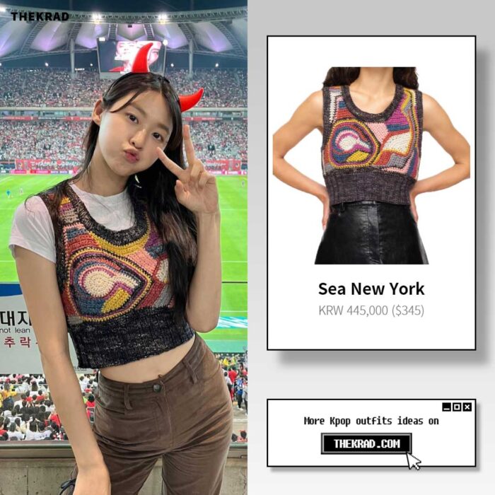 Seol Hyun outfit  from June 14, 2022 : Sea New York vest