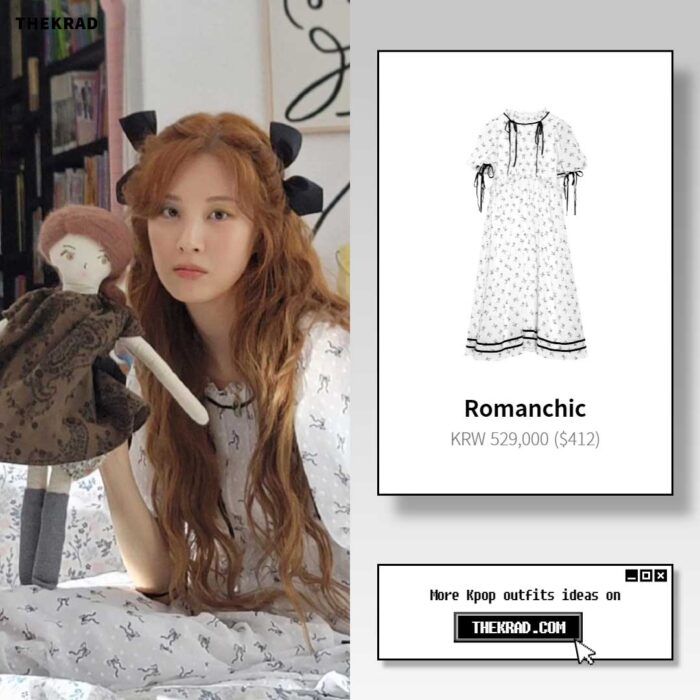 SNSD Seohyun outfit in KBS 'Jinxed At First' ep. 1 : Romanchic dress