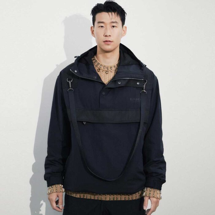 Son Heung Min outfit from June 13, 2022 : Burberry jacket