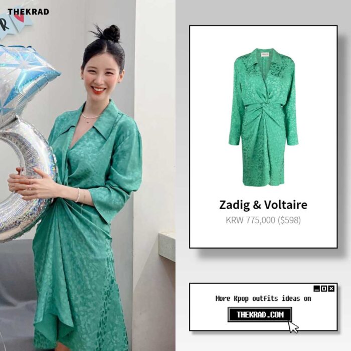 Seohyun Outfit From July 18, 2022 : Zadig & Voltaire Dress