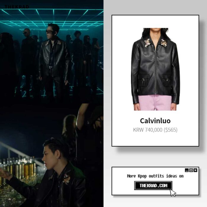 Zico outfit in Seoul Drift Music Video : Calvinluo jacket